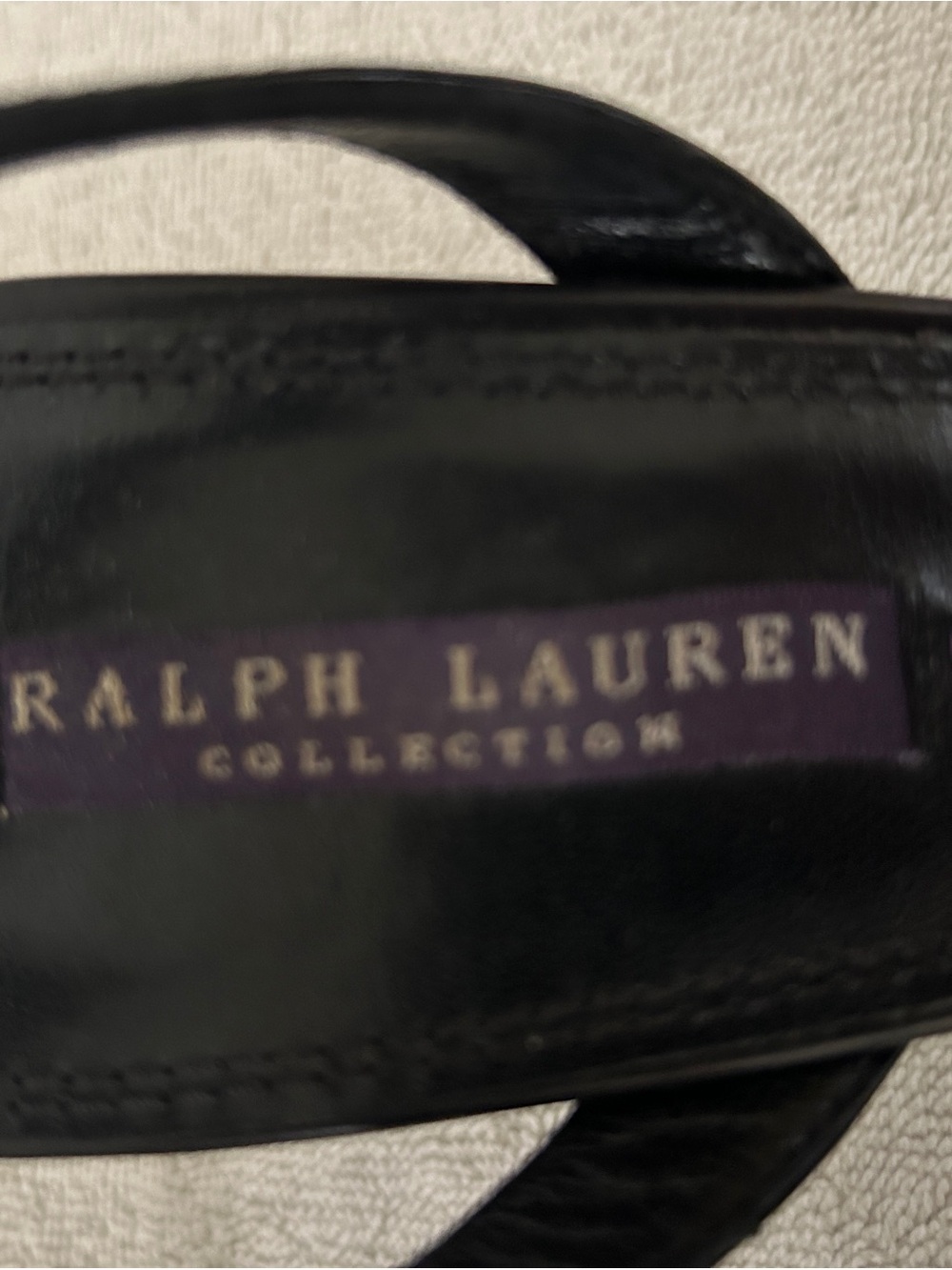 Ralph Lauren Black Pointed Toe Slingback Pumps - Picture 6 of 12